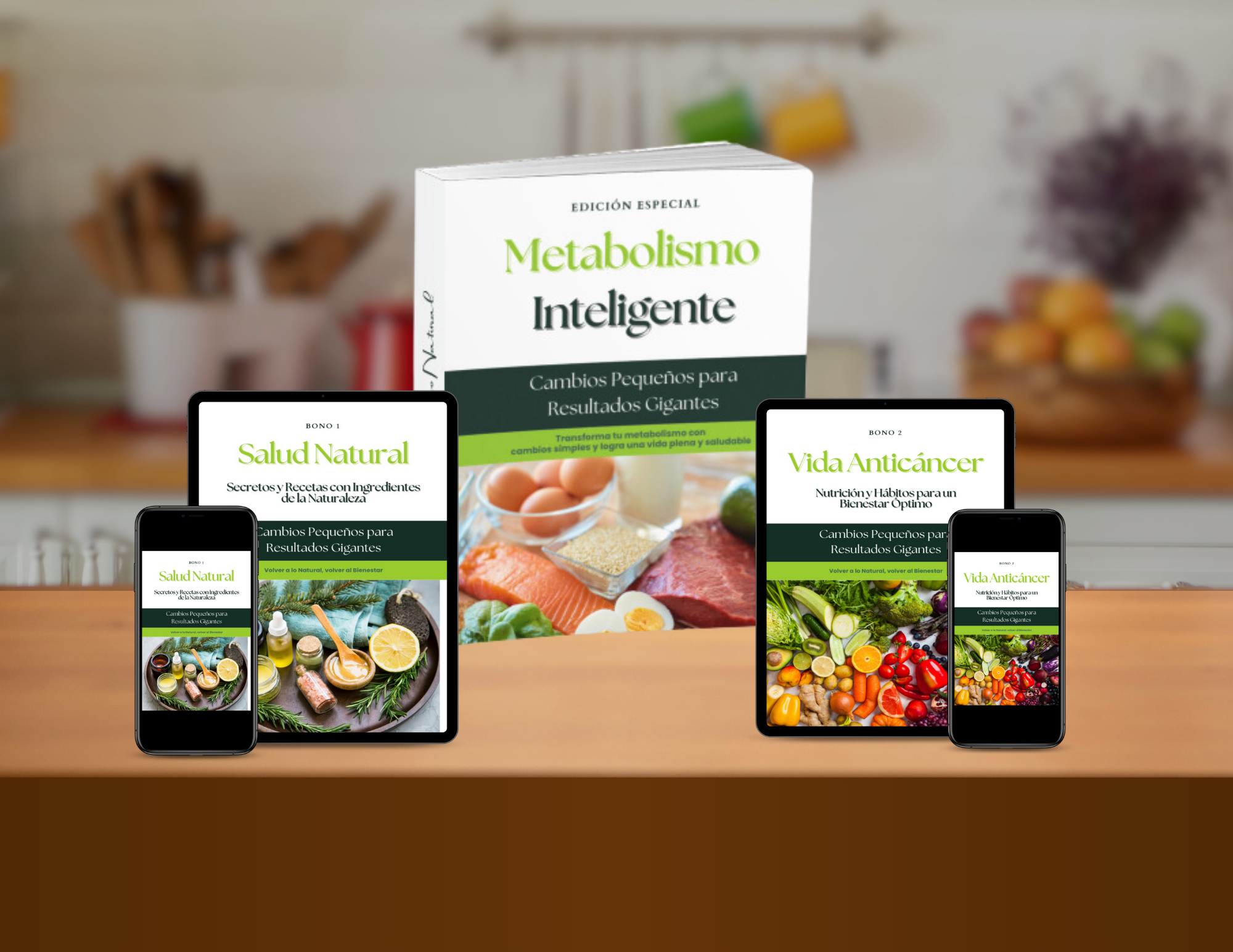 Ebook Metabolismo Inteligente + Bonos: Vida Anticáncer y Salud Natural